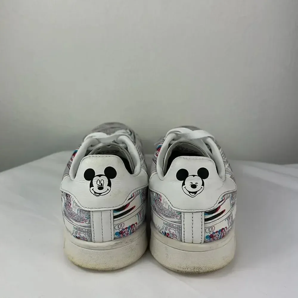 Adidas Limited Edition Stan Smith Mickey Mouse 3D Print Sneakers Size 7.5